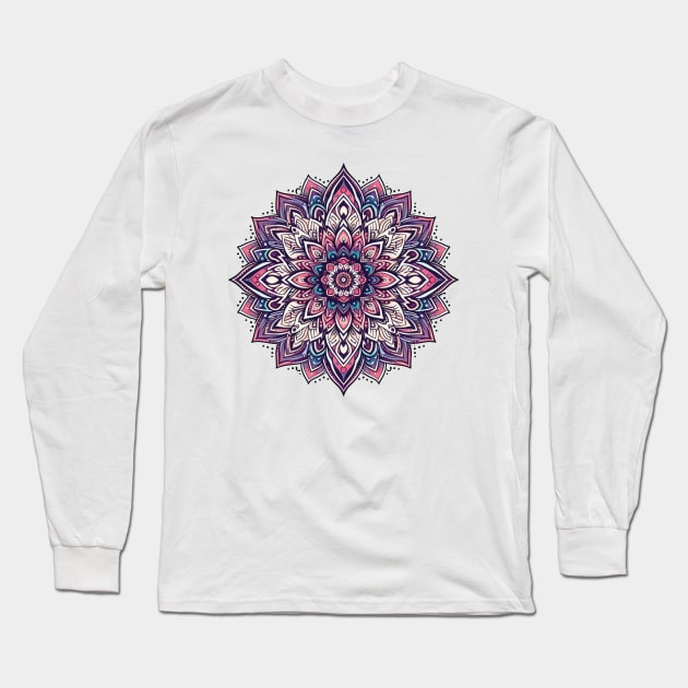 Mandala Long Sleeve T-Shirt by Samsar